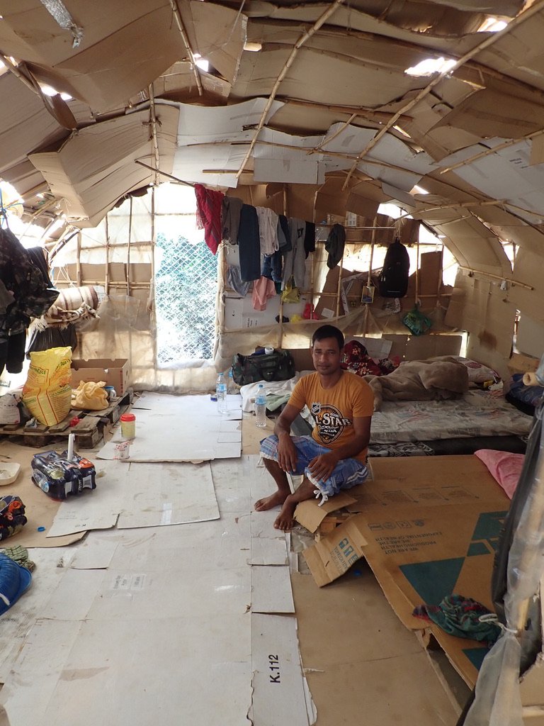 Interior of migrant housing Nea Manolada.jpg