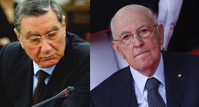 Mancino (left) and Napolitano (right). Wikimedia and Demotix/Giuseppe Lami. All rights reserved.
