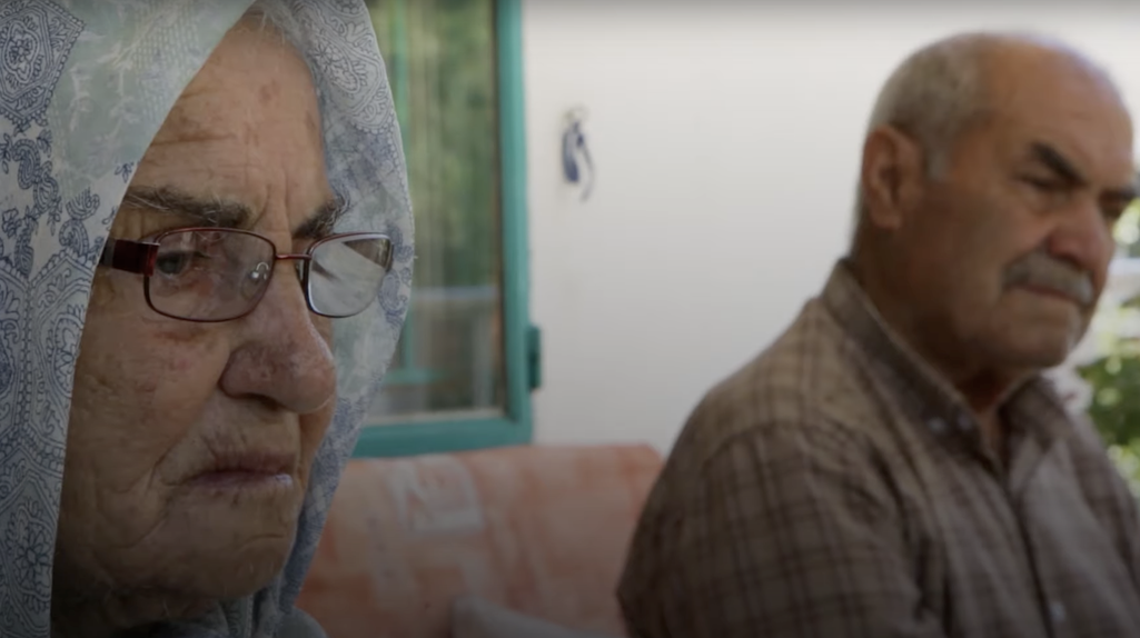 Jamileh and Salim, Lebanese retired farmers, in the documentary 'State of Absence'