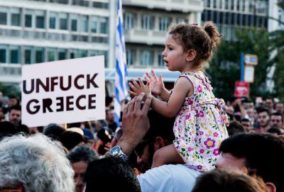 June 29, 2015 demonstration against yielding to EU austerity measures in Athens, Greece. Flickr. Some rights reserved._1.jpg