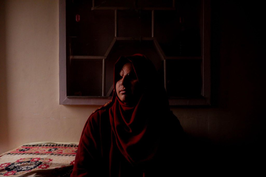 Insha at her home in Srinagar