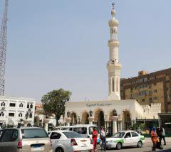 Mosque and street scene