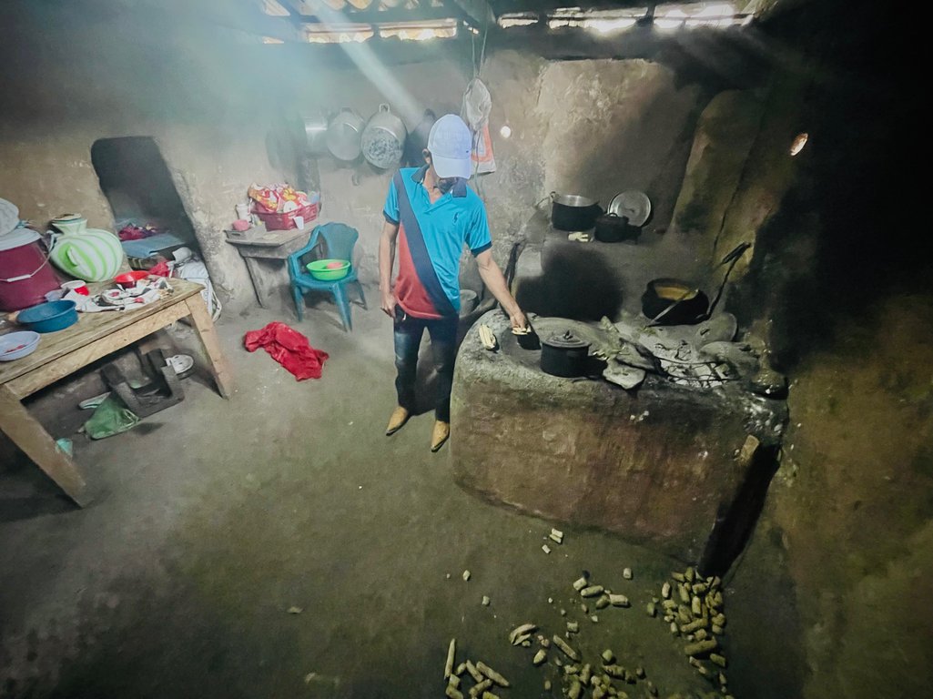 Luis Mejia inside the kitchen area where they prepare the tortillas.jpg