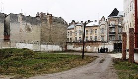 Lvov prison courtyard