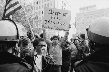 Iranian hostage crisis protest,Washington D.C.,1979. 