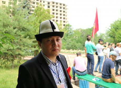 Zhenish Moldokmatov, leader of Kyrgyzstan&#39;s Kalys movement