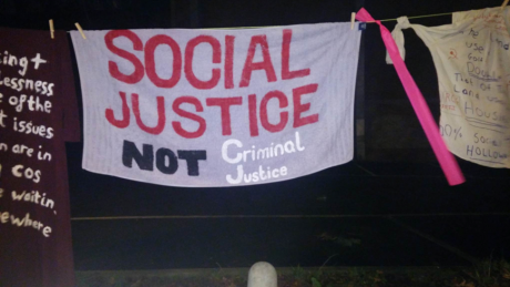 Reclaim Holloway’s New Years’ Eve 2016 protest outside Holloway prison