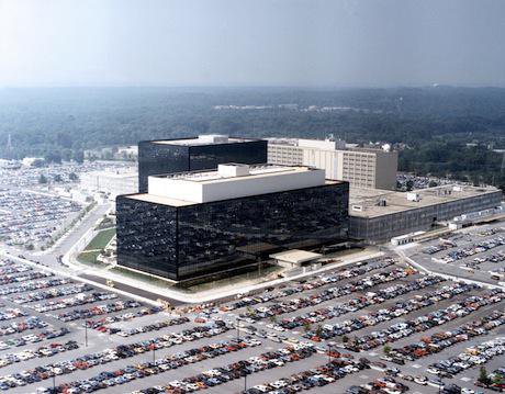 NSA, Fort Meade. Wikimedia Commons. Public domain.