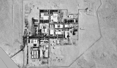 Negev Nuclear Research Center at Dimona, Israel, photographed in 1968
