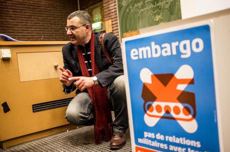 Omar Barghouti of BDS. Demotix/Kevin Van den Panhuyzen.