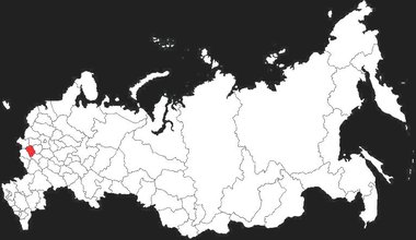 Oryol region on the map