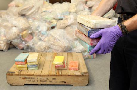 Cocaine seizure, Southampton docks, 2011. Dominic Lipinski/PA Archive/PA Images. All rights reserved.