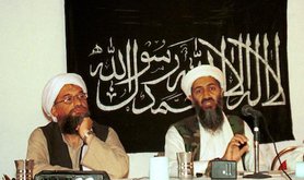 Ayman al-Zawahri and Osama bin Laden, 1998. Mazhar Ali Khan/AP/Press Association Images. All rights reserved.