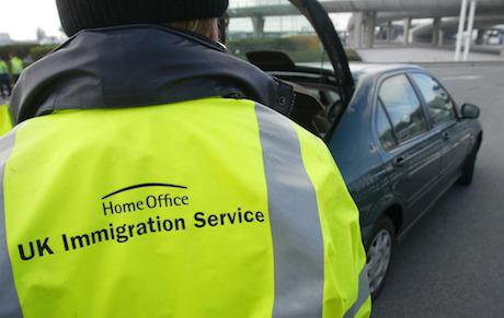 UK Immigration Officers as they stop check vehicles in Calais, France. Is Britain a welcoming country for lone refugee children?