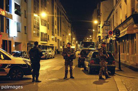 Soldiers on the streets of Paris. Thibault Camus/AP/Press Association Images. All rights reserved.