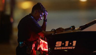 Dallas police officer. LM Otero/AP/Press Association Images. All rights reserved.