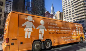 CitizenGo's "hate bus" in New York.