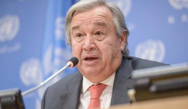Guterres at a press conference in New York.