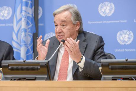 United Nations Secretary-General Antonio Guterres in September 2017.