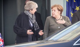 Merkel and May