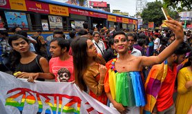 LGBT Community march for Social Rights in Kolkata, India - 08 Sep 2019