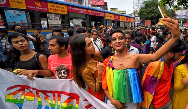 LGBT Community march for Social Rights in Kolkata, India - 08 Sep 2019