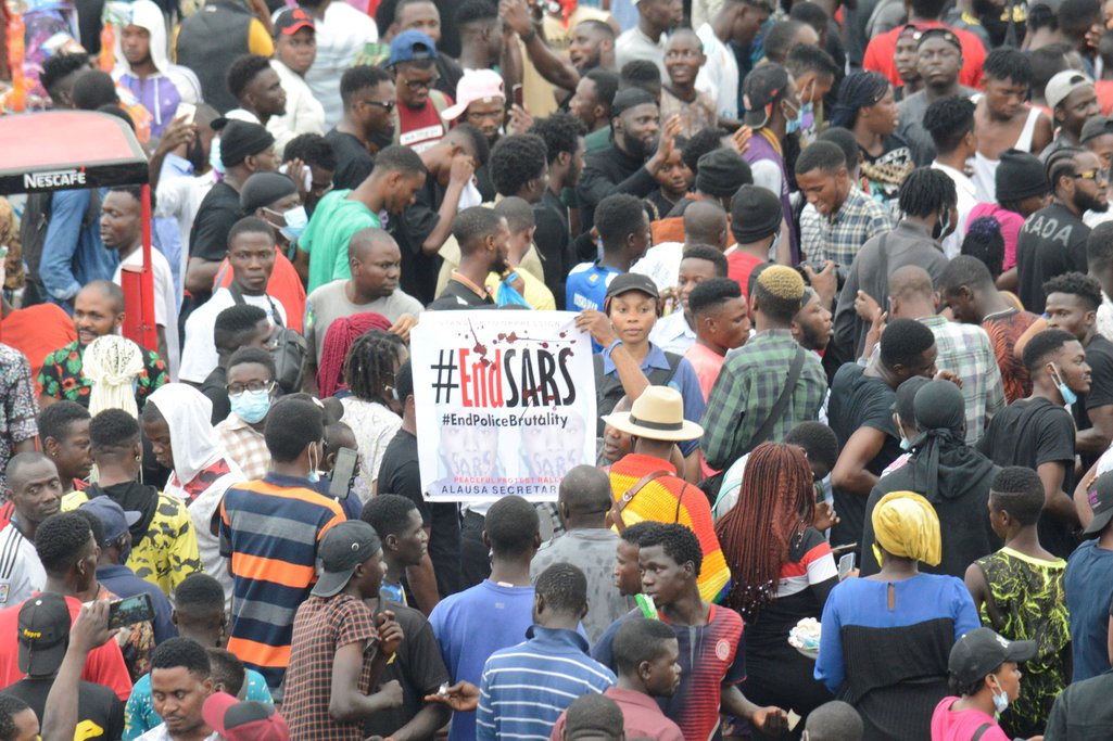 End SARS Protesters In Lagos
