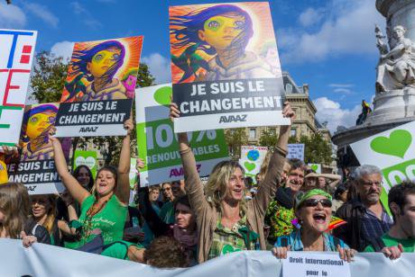 Paris climate march. Demotix/Tom Craig