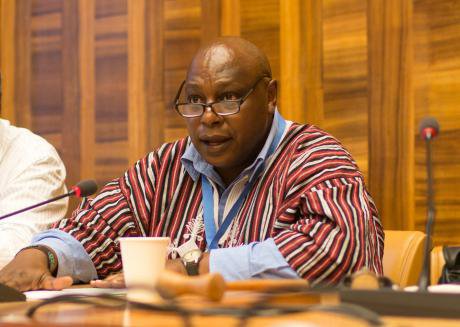 UN Special Rapporteur Maina Kiai speaks during a HRC26 (June 12, 2014) Flickr/Some rights reserved.