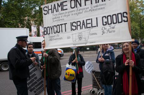 Protest in support of BDS. Demotix/Terry Scott. All rights reserved.