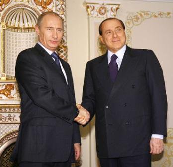 Putin Berlusconi