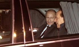 Putin arrives in Italy