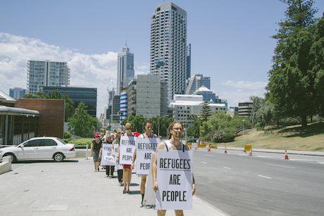 RefugeesArePeople Perth walk. Louise Coghill:Flickr. Some Rights Reserved.jpg