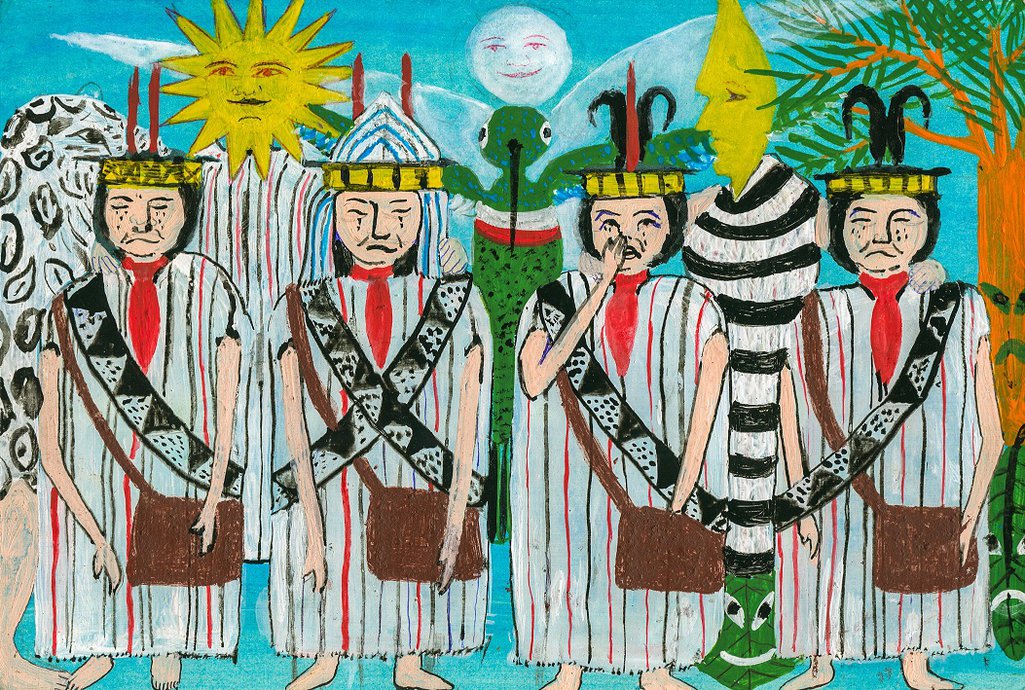 Representação de Alto Tamaya Saweto, comunidade peruana fronteiriça com o Brasil