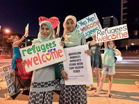 Rohinga refugees support doctors refusing to discharge baby Asha into detention @brynnobrien.jpg