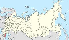 Dagestan in Russia, map