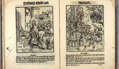 Martin Luther's Rycina Chrystusa i Antychrysta.