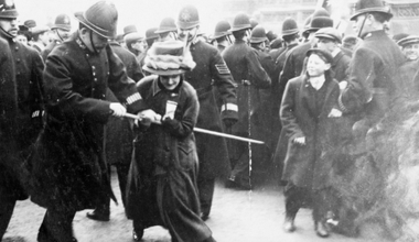 Black Friday suffrage protest. 