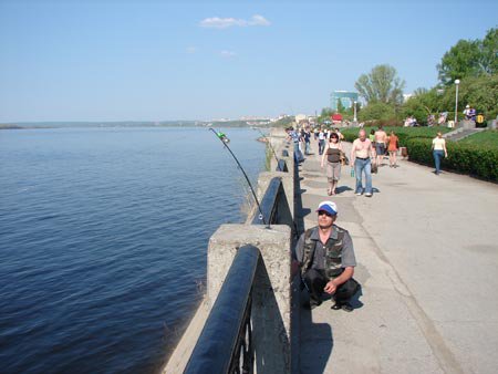 Volga embankmen Samara