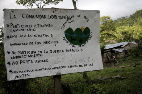 The Comunidad de Paz de San José de Apartadó