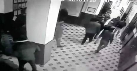 Attempts to enter the building