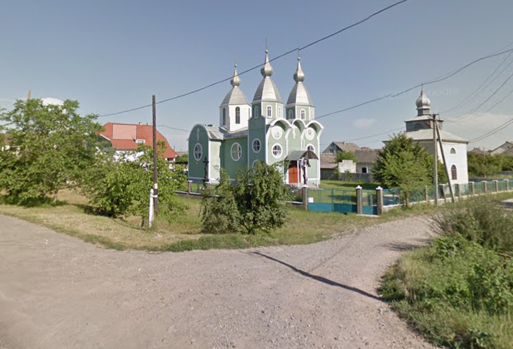 A church in Tiszaújlak, Ukraine.