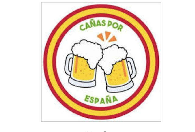 Figure 1: logo of the movement “Cañas por España”