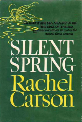 Houghton Mifflin&#39;s first edition cover of Silent Spring by Rachel Carson.