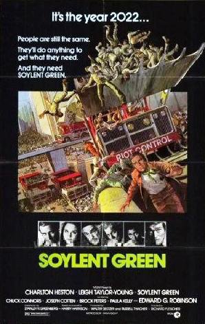 Film poster for Soylent Green.