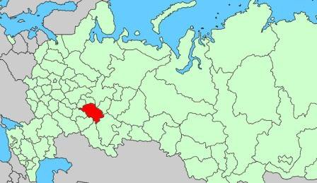 Tatarstan map