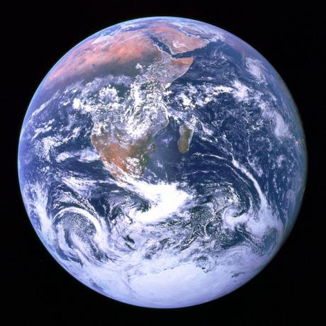 The Blue Marble—Earth as seen by Apollo 17 in 1972. Public domain.