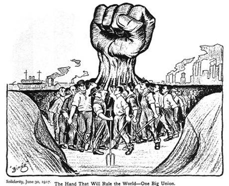 Solidarity, 1917. Wikimedia Commons/Ralph Chaplin. Some rights reserved.