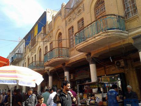 The restored buildings of Mutannabi Street. Ali Ali. All rights resrved.