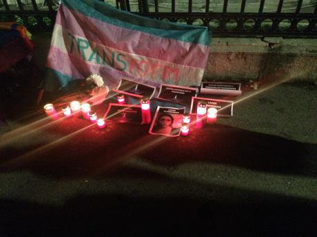 Trans Day of Remembrance vigil in Bucharest.jpg